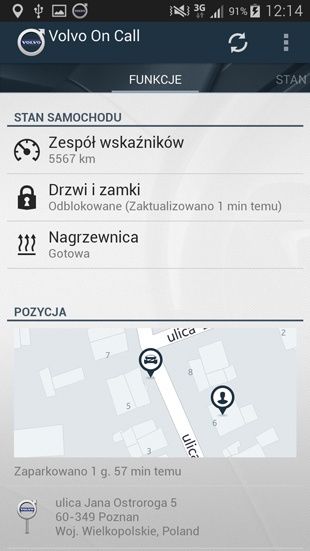 Volvo V40 Cross Country T5 AWD - aplikacja