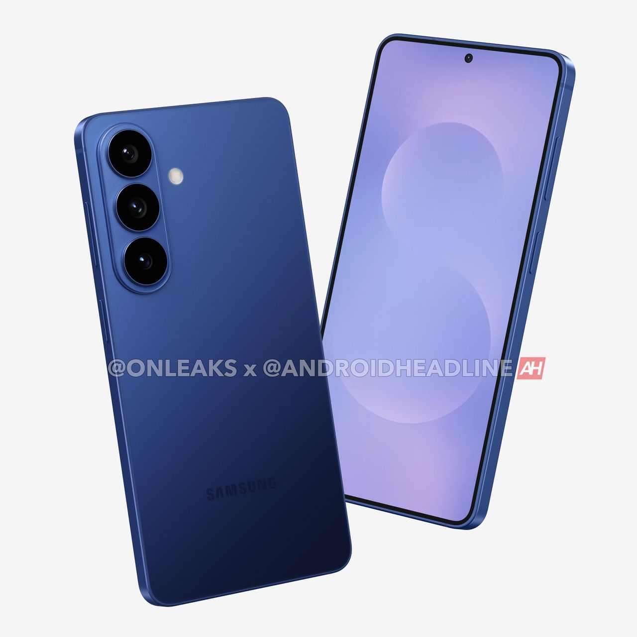 Samsung Galaxy S25, S25 Edge (anulowany) i S25 Ultra - wizualizacje na podstawie przecieków (fot. @OnLeaks / Android Headlines)