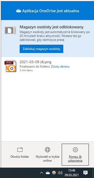 Microsoft 365 - magazyn osobisty odblokowany