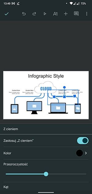 Edycja prezentacji PowerPoint na telefonie