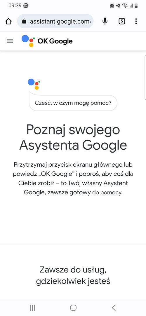 poznaj asystenta