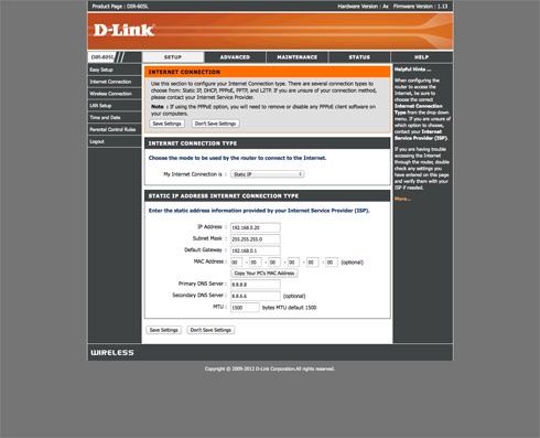 D-Link DIR-605L - konfiguracja