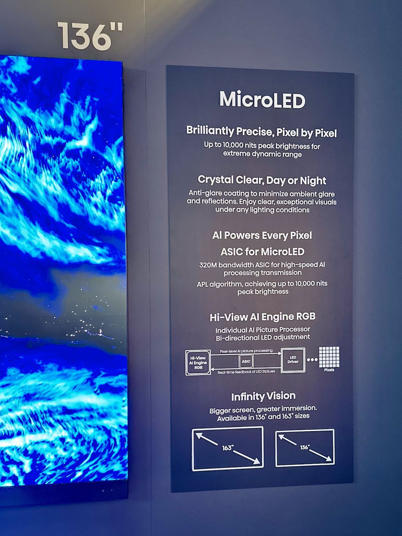 Telewizory na CES 2026 - Hisense Micro LED
