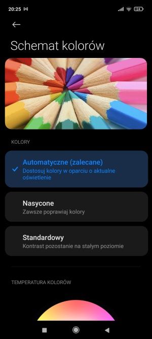 Redmi Note 10 Pro ustawienia wyświetlacz