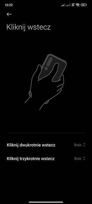 Kliknij wstecz