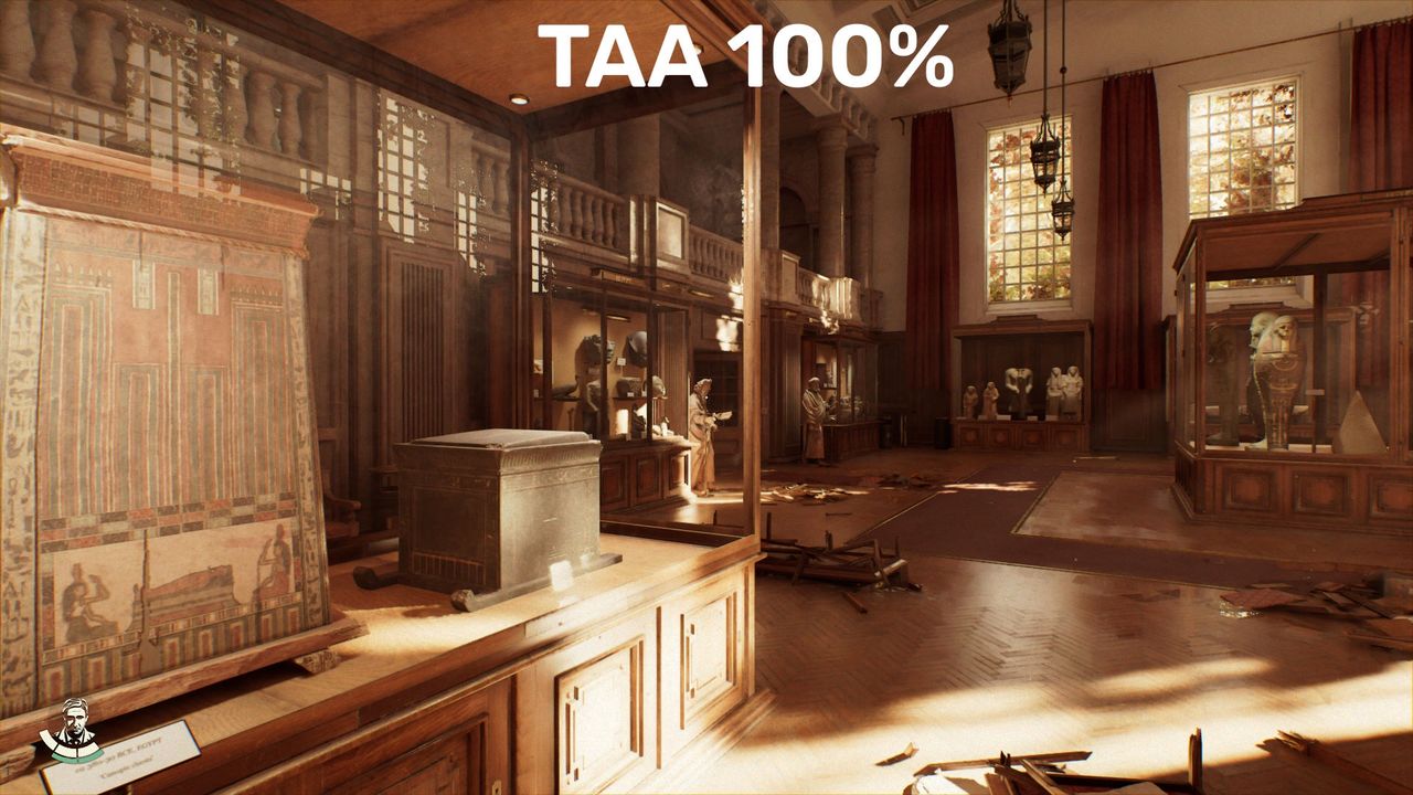 Indiana Jones i Wielki Krąg - Porownanie upscalingu - TAA 100%