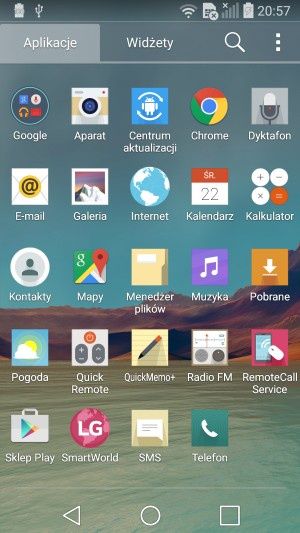 LG G Flex 2 - menu