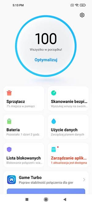 czyszczenie