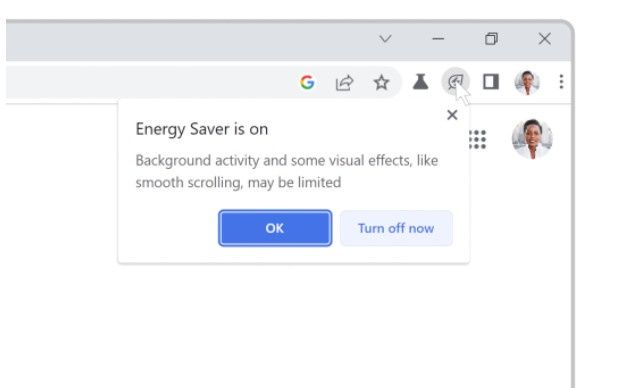 Chrome oszczędzanie baterii
