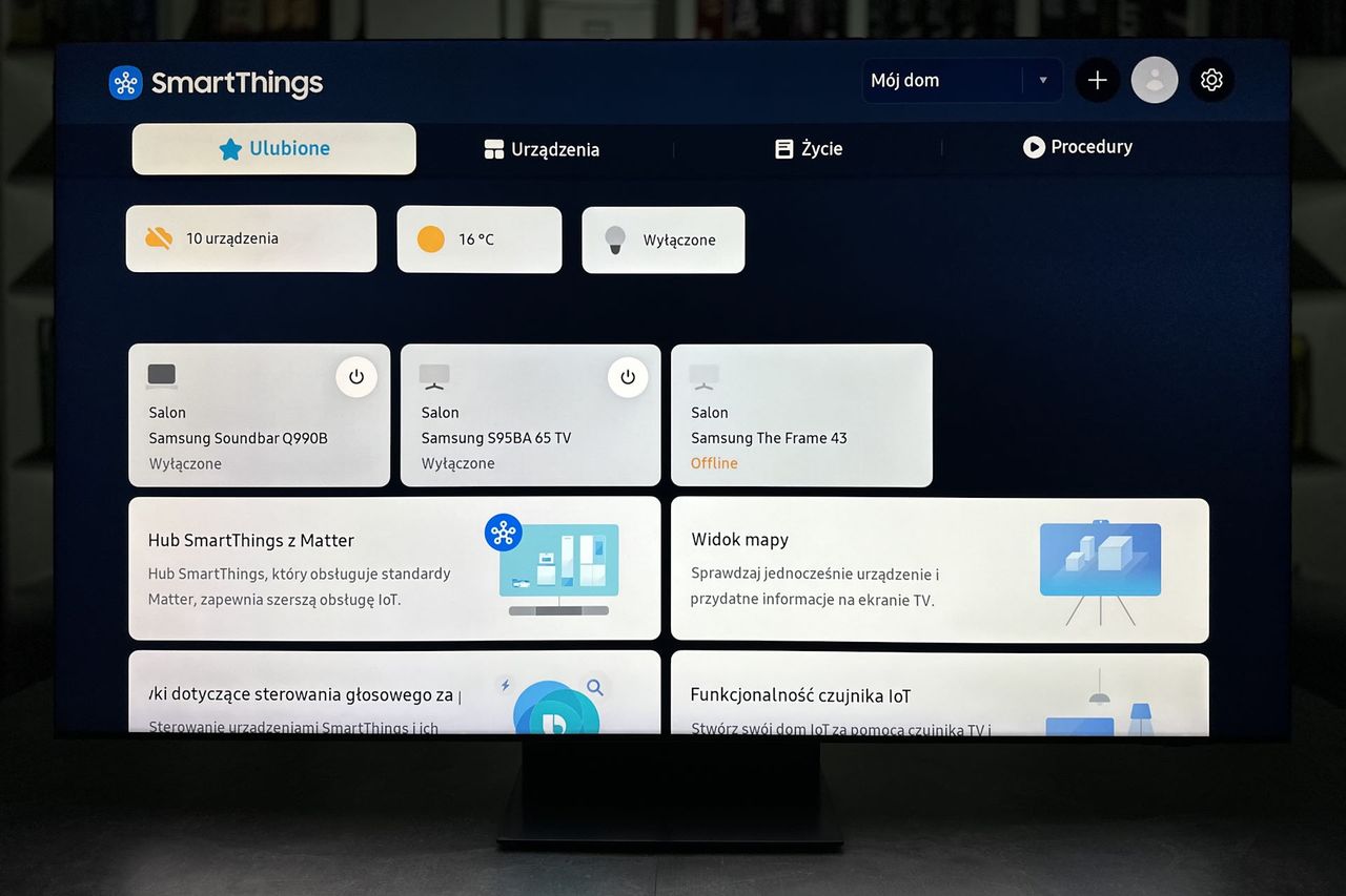 Samsung Excellence Line 8K QN900D - ekran smart things