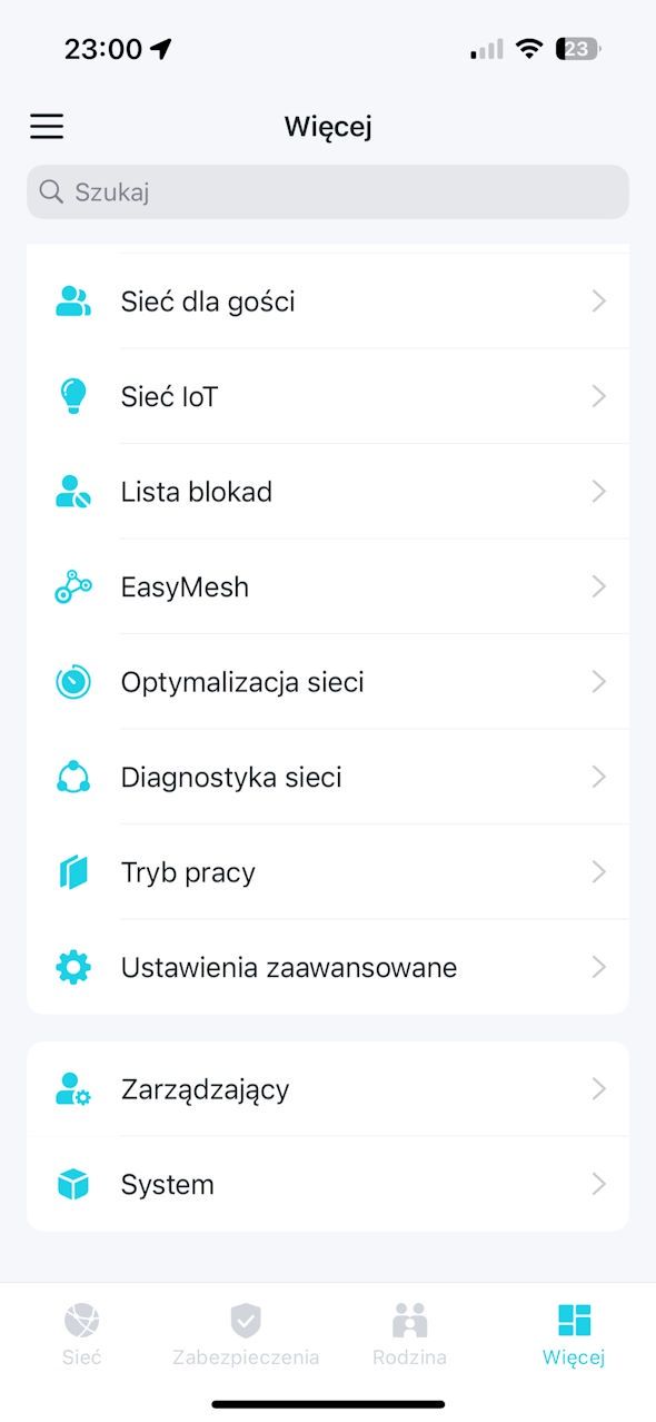 TP-Link Archer BE800 - ustawienia zaawansowane  2