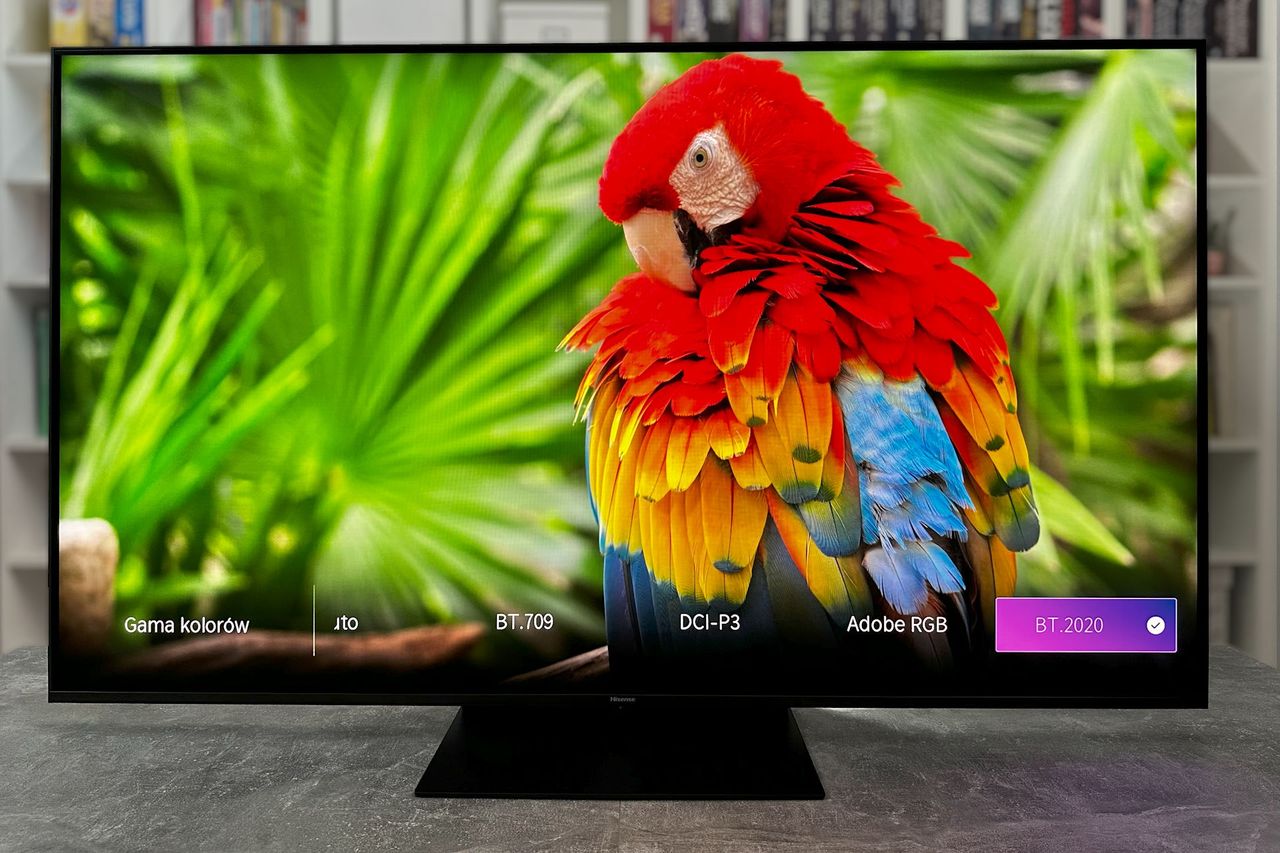 Hisense ULEX X 65UXKQ - kolory BT.2020