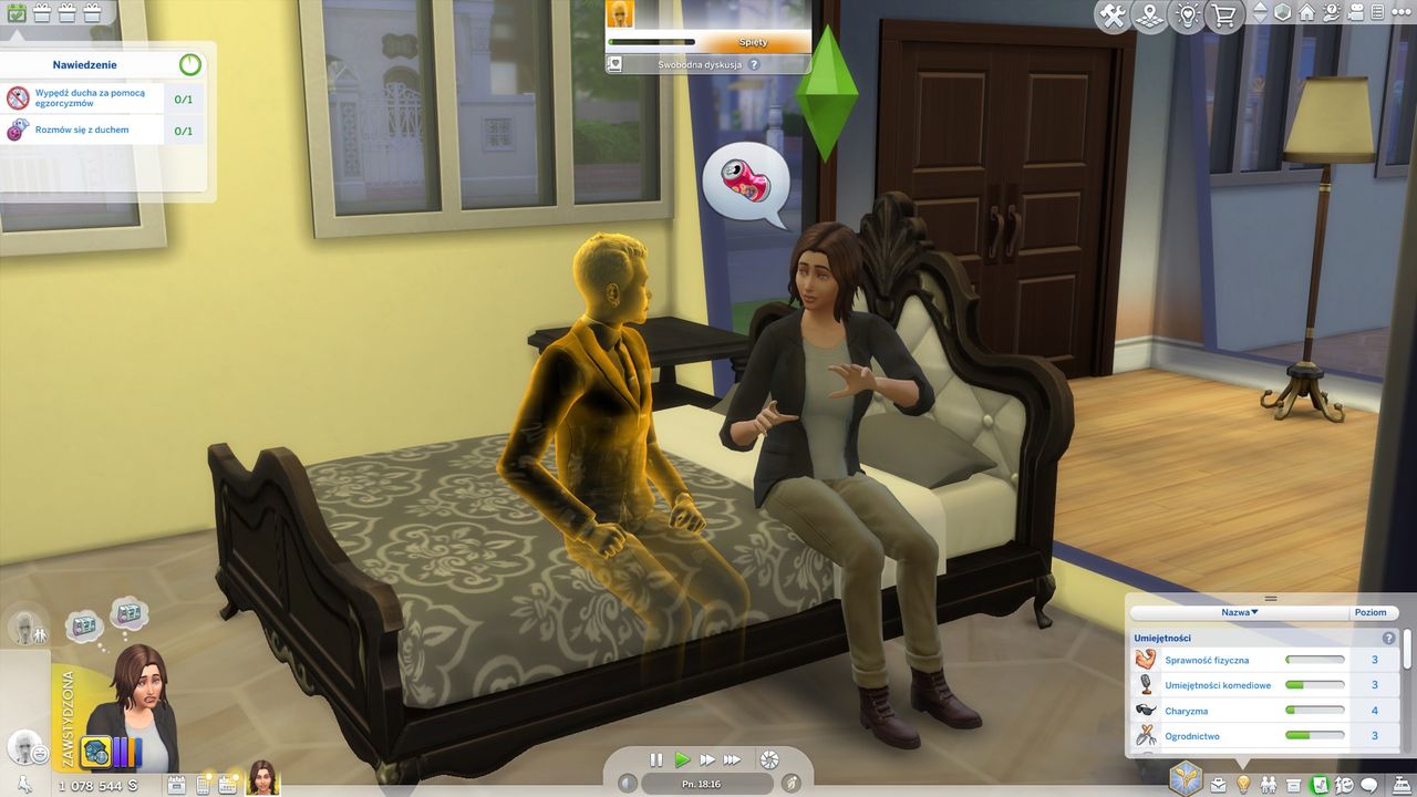 The Sims 4: Kryształowe cudeńka - wypędzanie ducha