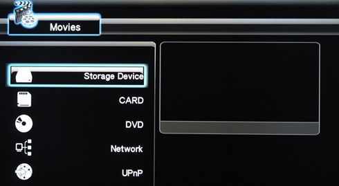 Asus OPlay Air menu OSD