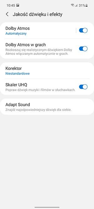 jakość dźwięku