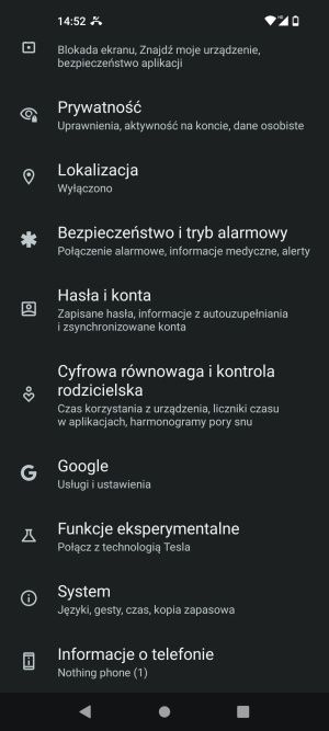 Nothing Phone system