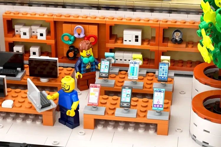 LEGO Apple Store iPhone