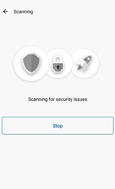 avira - skanowanie telefonu