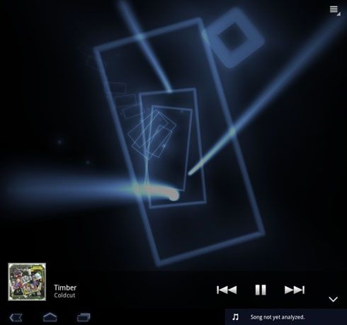 Sony Tablet P - muzyka