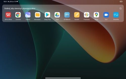 Xiaomi Pad 5 system
