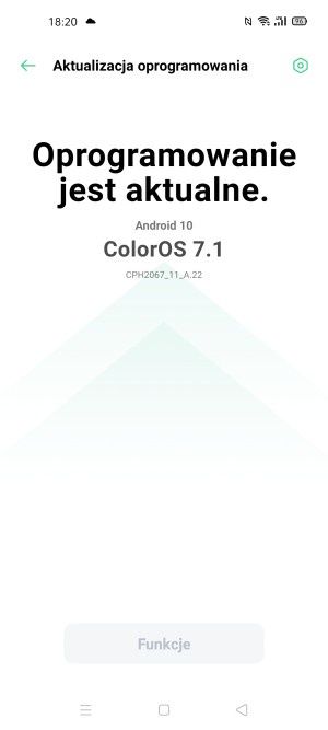 Oppo A72 system