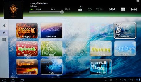 Sony Tablet S - SensMe
