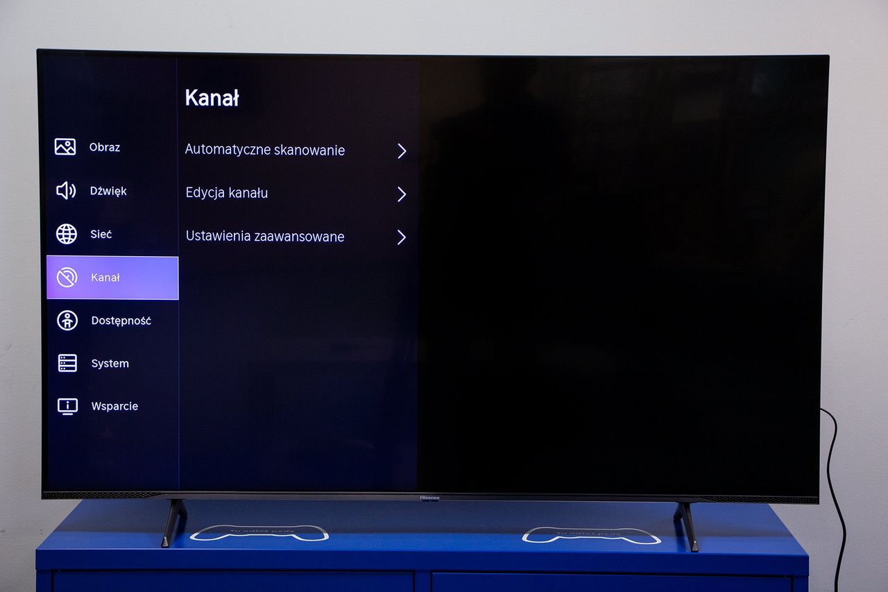 Hisense E7 Pro (55E7KQ) - VIDAA ustawienia 2