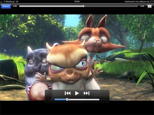 The New iPad - Odtwarzacz wideo