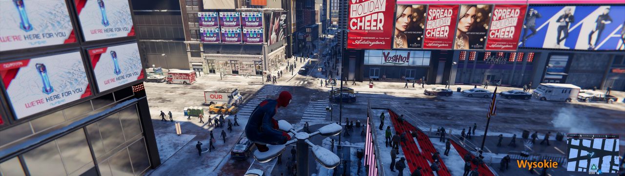 Spider-Man: Miles Morales - ustawienia wysokie