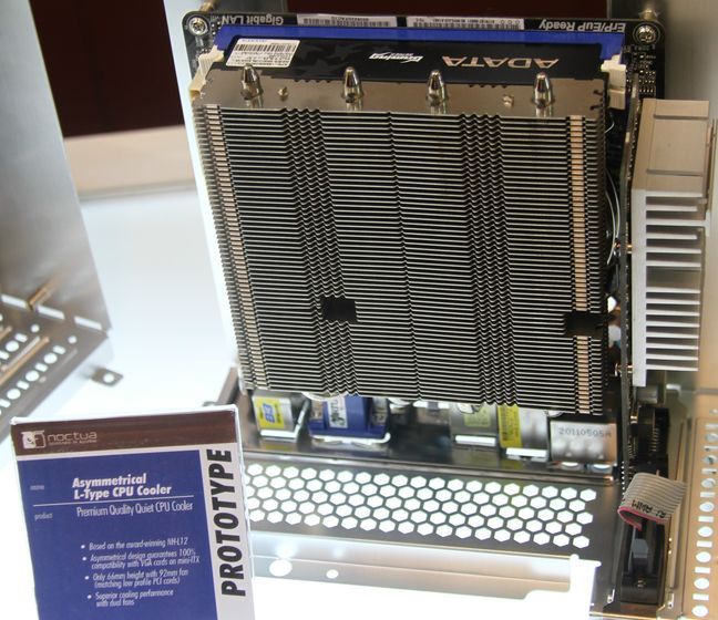 Noctka cooler L-Type prototyp zdjęcie montaż