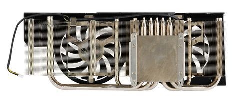 chłodzenie MSI Twin Frozr II widok z tyłu
