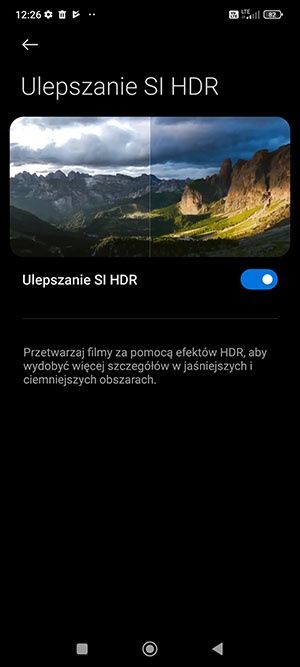 efekty obrazu SI HDR