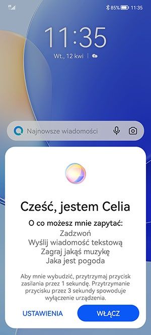 asystentka głosowa Huawei Celia