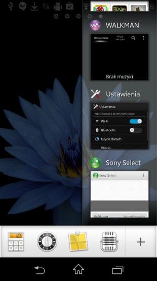 Sony Xperia M multitasking
