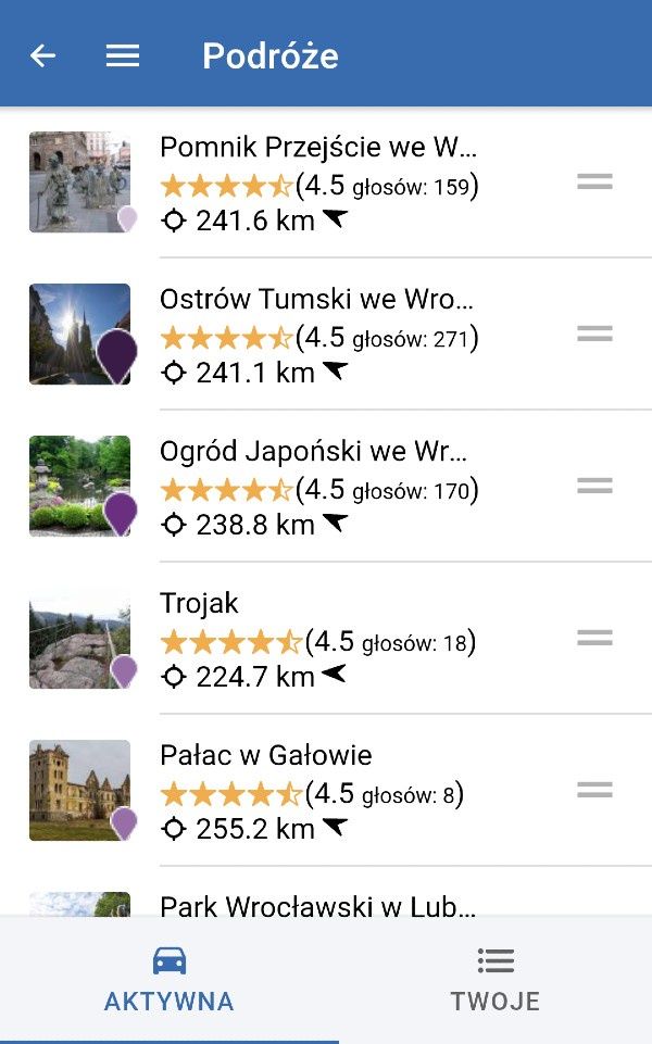 polskie szlaki wybrane atrakcje