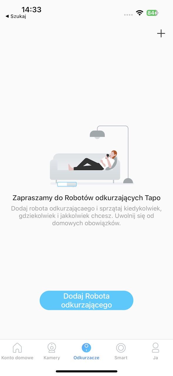 TP-Link Tapo Smart - konfiguracja odkurzacza
