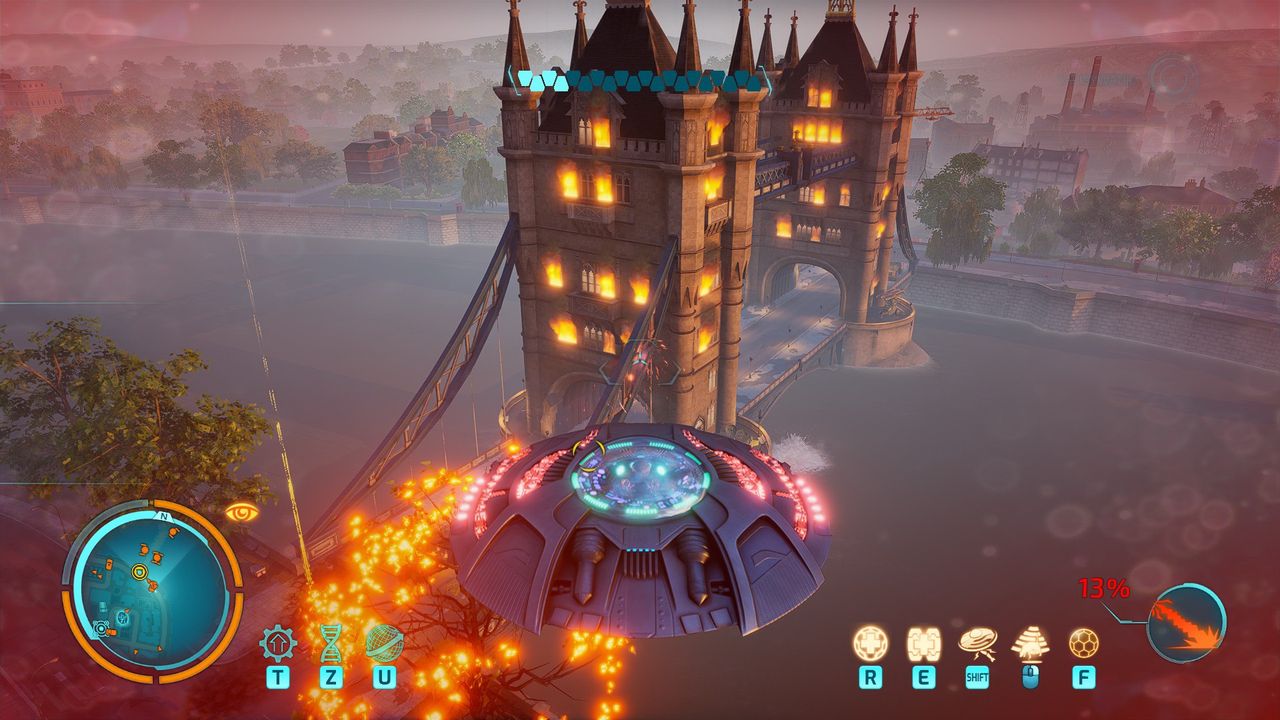 Destroy All Humans! 2 Reprobed - atak na Tower Bridge