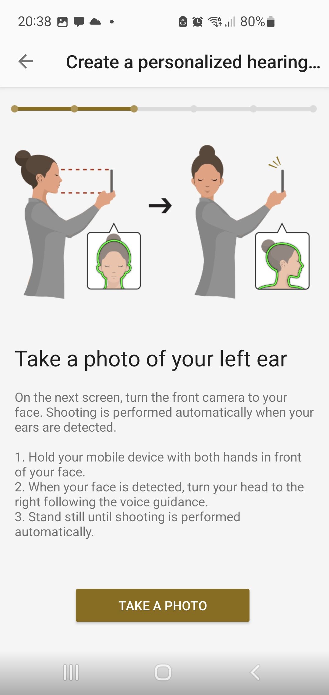 Sony INZONE Buds - fotografowanie uszu