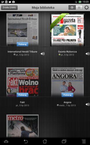 Asus MeMO Pad HD 7 press reader