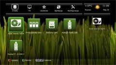 Dune HD TV - menu ekranowe