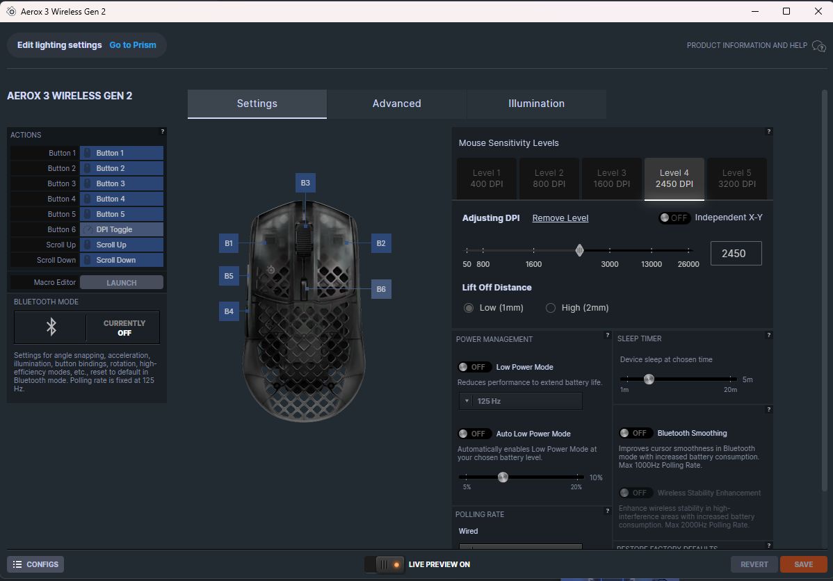 Oprogramowanie SteelSeries GG jest intuicyjne w obsłudze, choć niestety nie zostało przetłumaczone na język polski