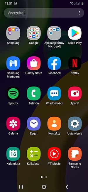 One UI 2 aplikacje