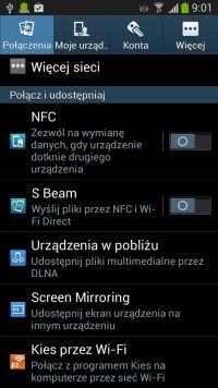 Samsung Galaxy S4 mini ustawienia