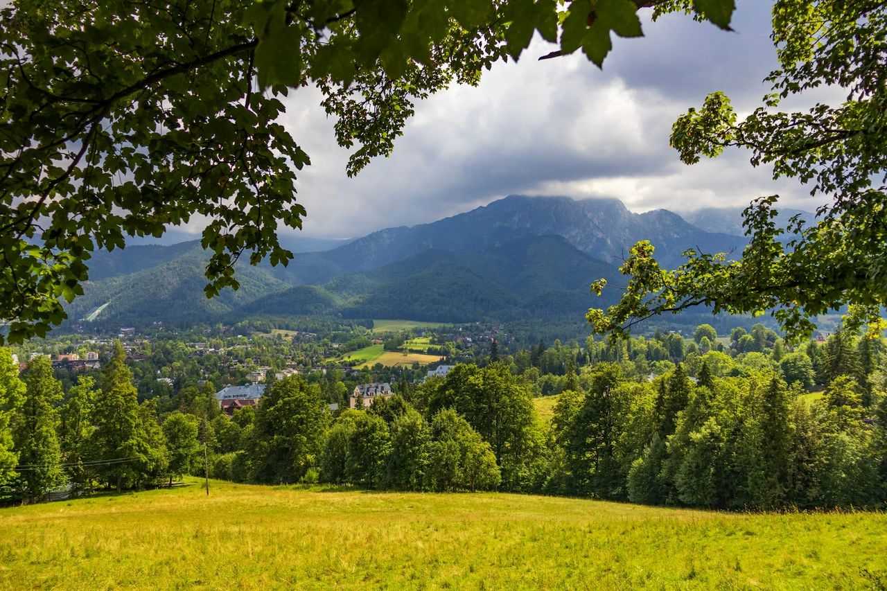 Panorama Podhala i Tatr