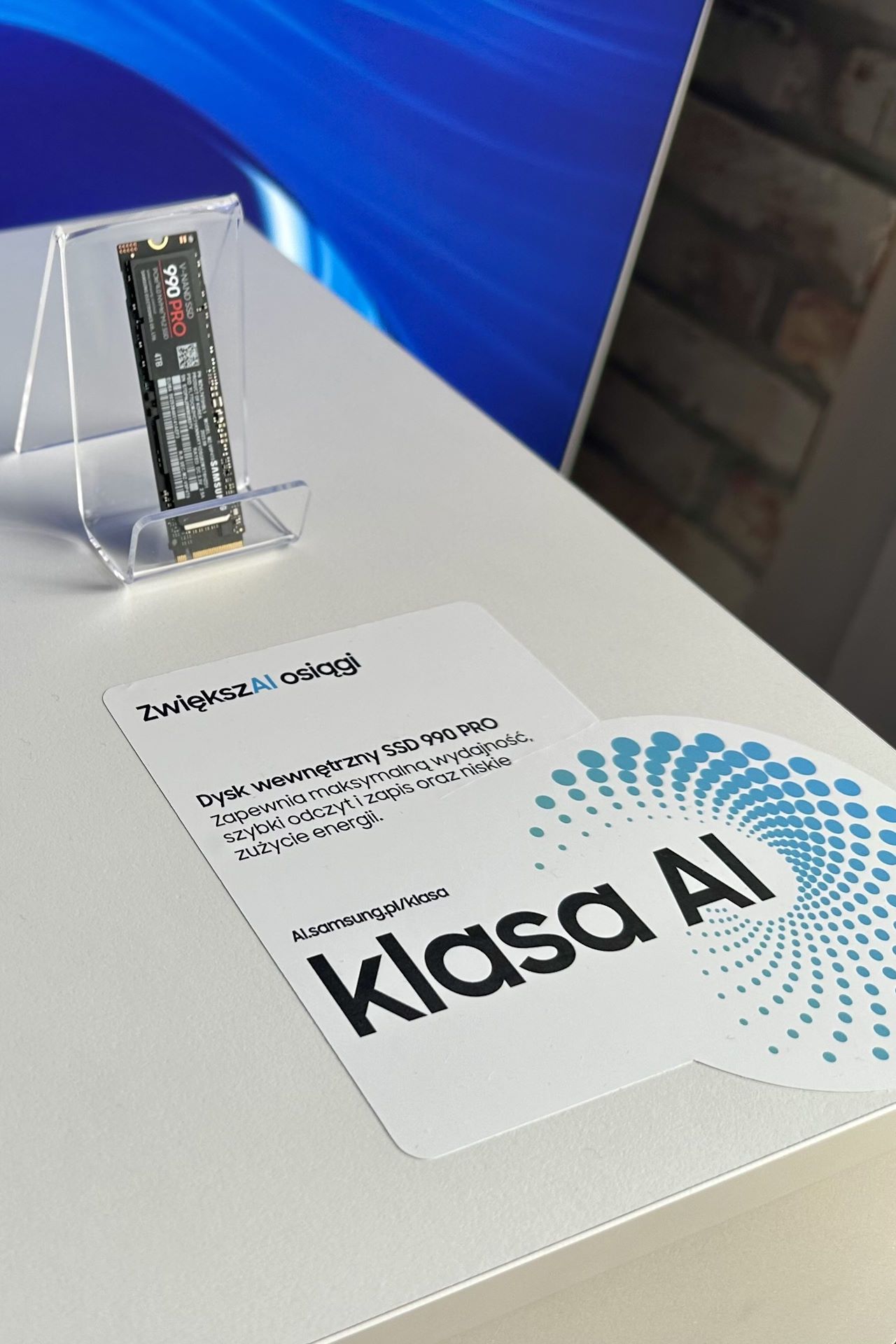 Samsung Klasa AI - dyski NVME