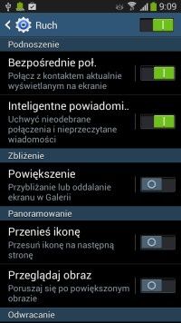 Samsung Galaxy S4 mini ustawienia