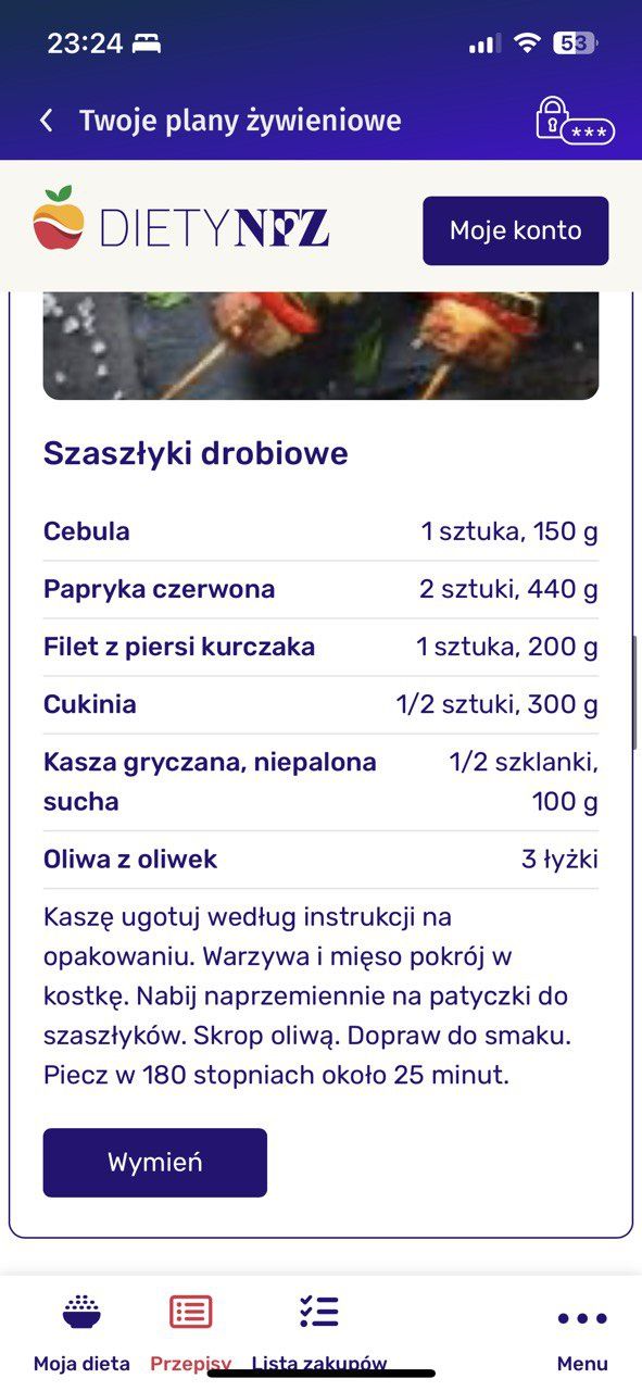 Diety NFZ