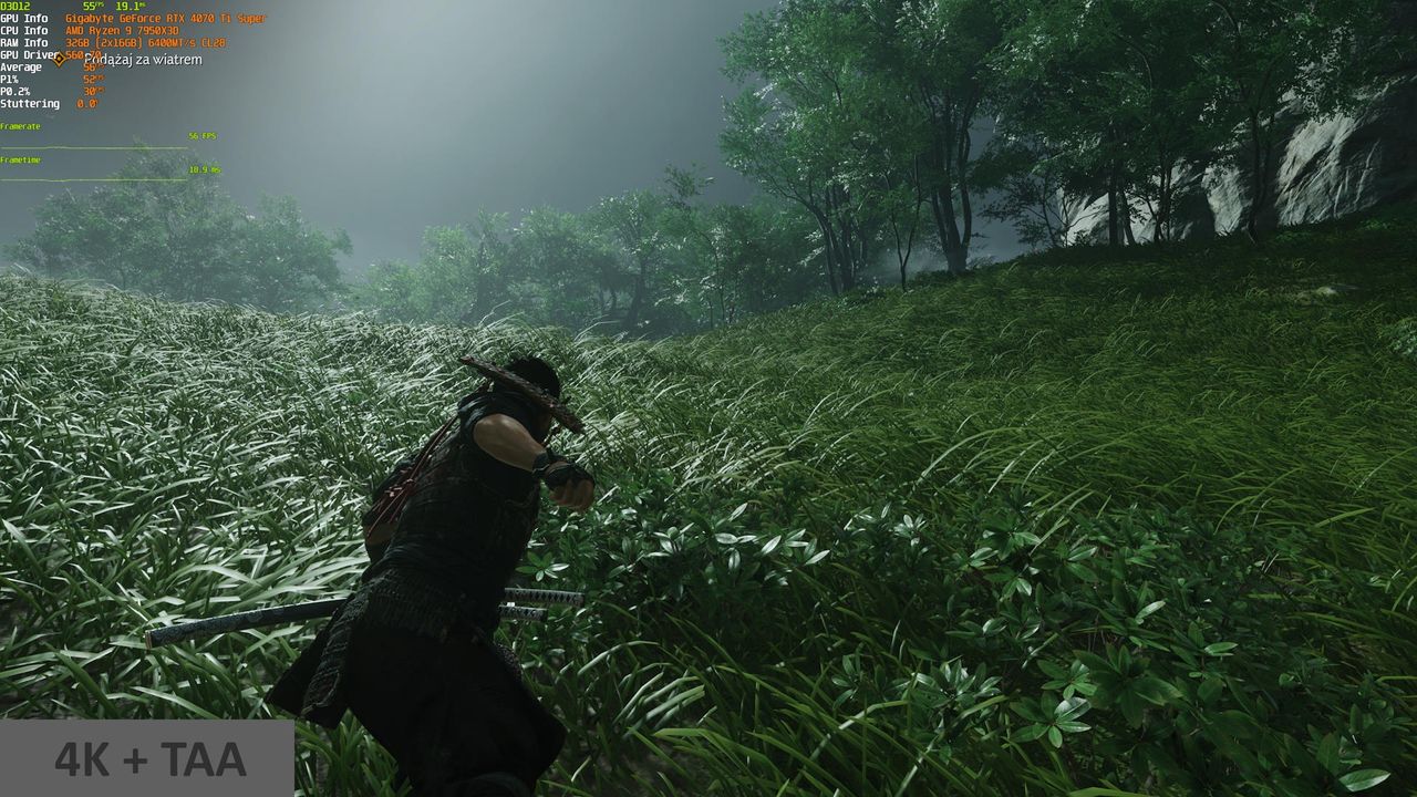 Ghost of Tsushima - porownanie 2 - UHD