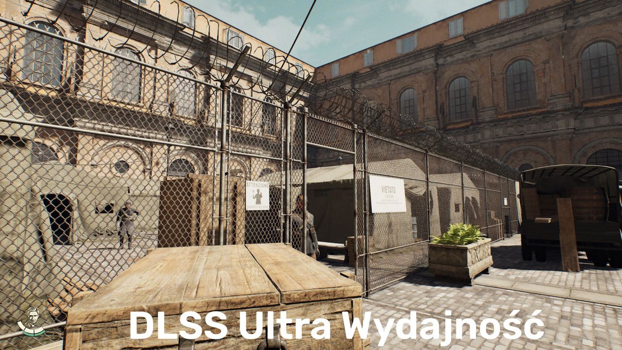 Indiana Jones i Wielki Krąg - Porownanie upscalingu - DLSS Ultra Wydajność