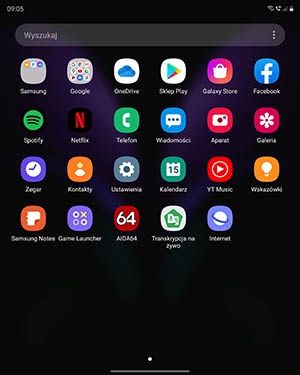 aplikacje One UI 2.5